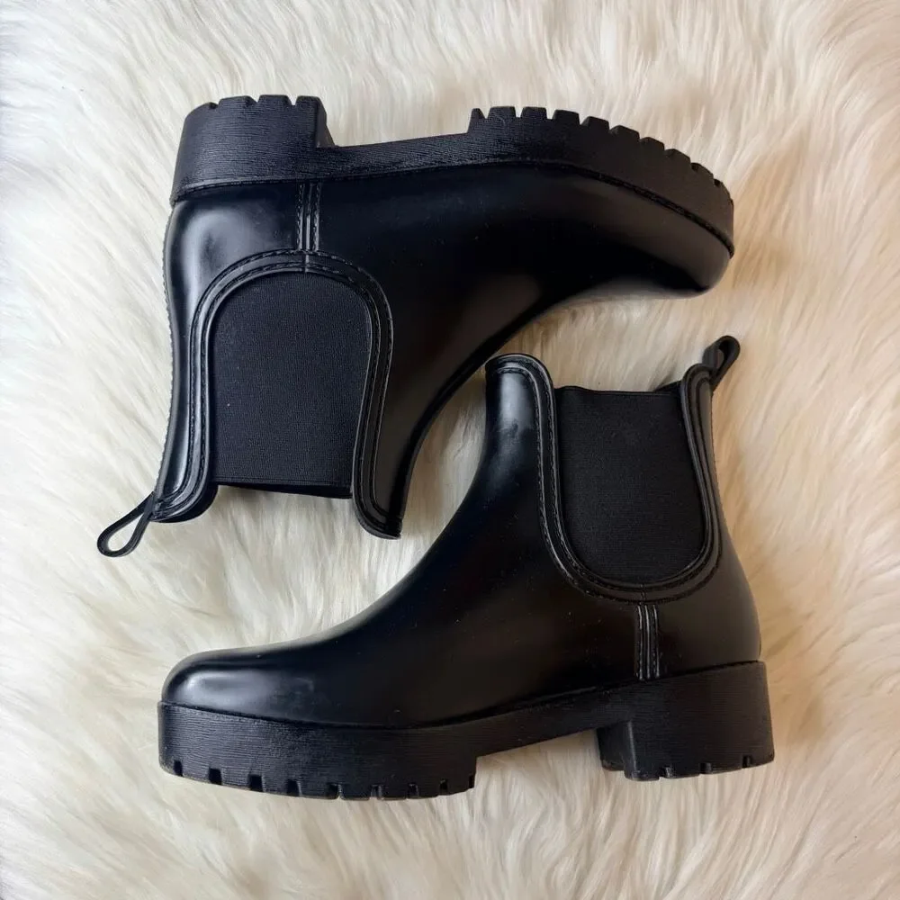 Jeffrey Campbell Cloudy Rain Boot Size 8
